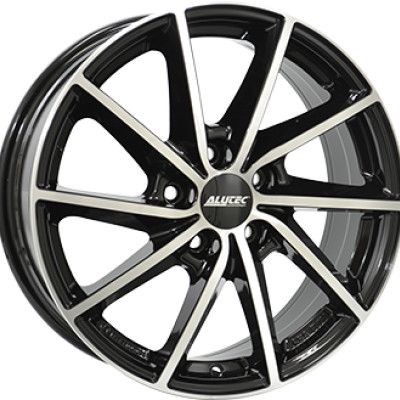 Alutec SINGA F�nyes fekete pol�rozott 6X16 4X100 ET43 CB54,1 |