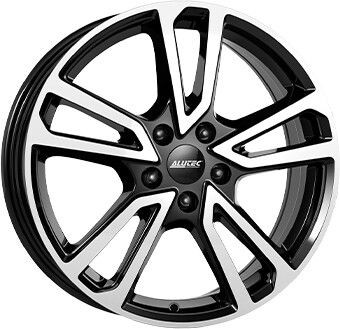 Alutec TORMENTA Fényes fekete polírozott 8X18 5X112 ET38 CB66,5 |