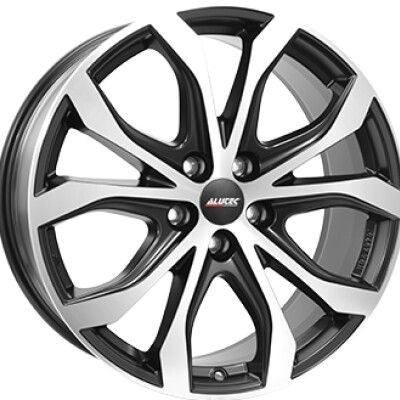 Alutec W10X Tompa fekete polrozott 8X18 5X127 ET53 CB71,6 | alufelni