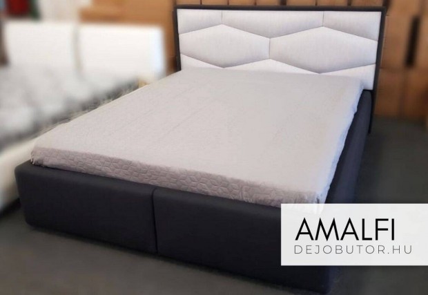 Amalfy luxus minsgi franciagy bett + gynemtart gray 140x200 cm