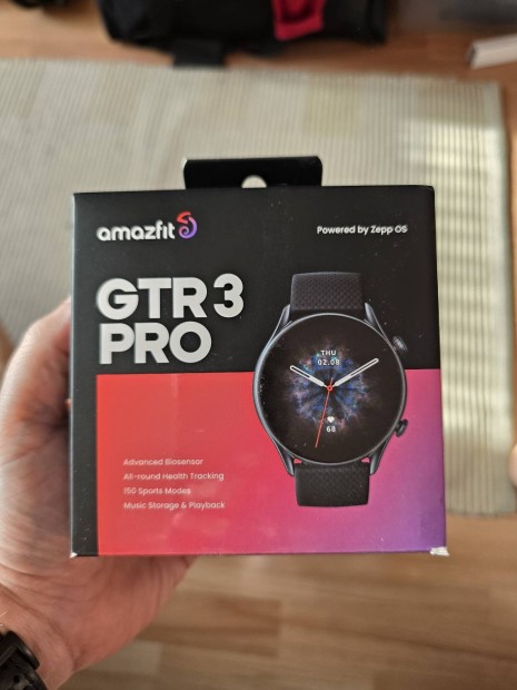 Amazfit GTR 3 Pro okosra a kpeken lthat llapotban 