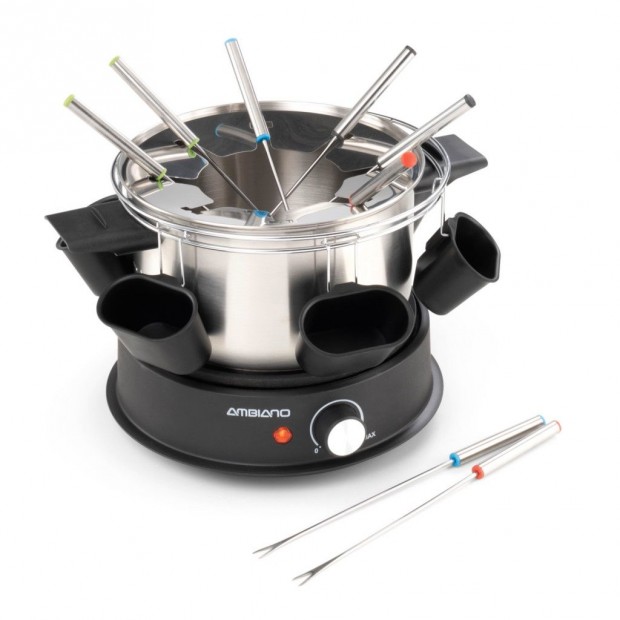 Ambiano GT-SF-EF-01S inox nemesacl elektromos fond, 3L 1500W fondue