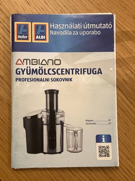 Aldi Gyumolcscentrifuga