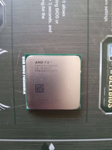 Amd FX 9590 processzor, szmtgp, alaplap