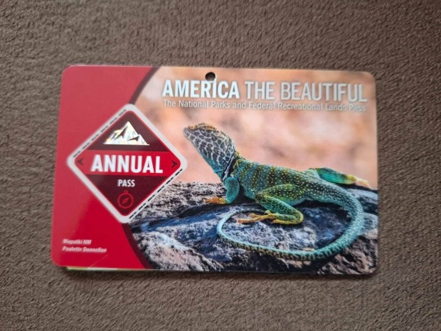 America the Beautiful, Annual Pass, rvnyes 2025. szeptember vgig