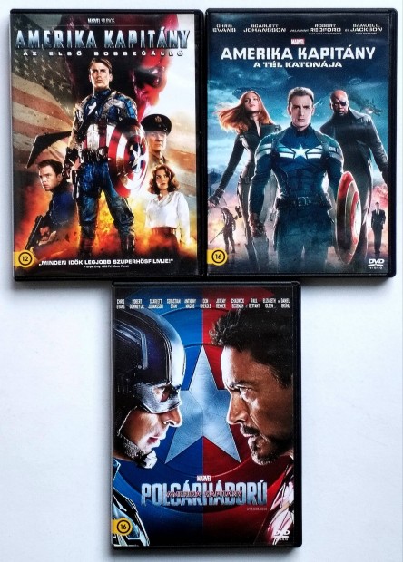Amerika kapitny 1-3. DVD 
