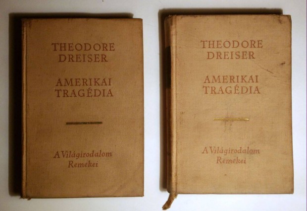 Amerikai Tragédia I-II. (Theodore Dreiser) 1966 (viseltes) 12kép+tarta