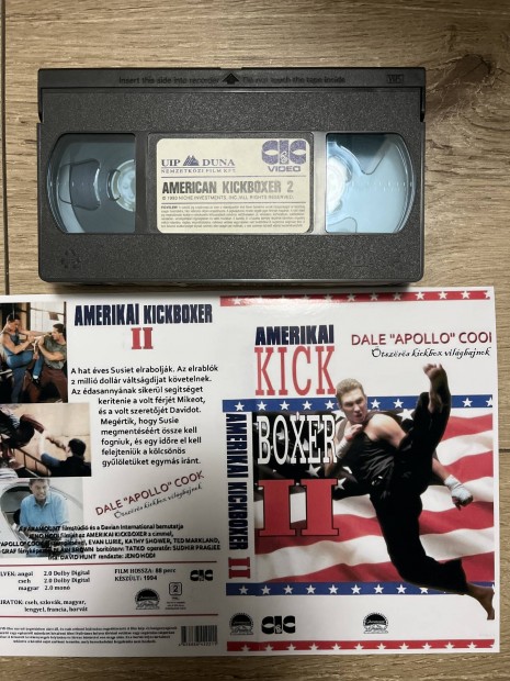 Amerikai kickboxer 2 vhs m