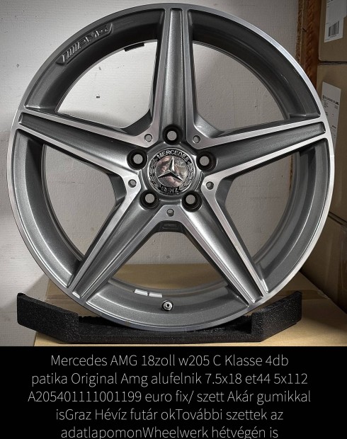 Amg Mercedes gyári Patika alufelnik 18 zoll