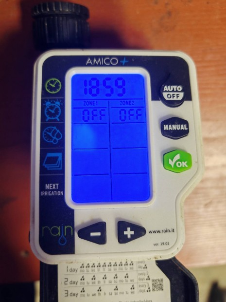 Amico Plus 2 öntözés vezérlő