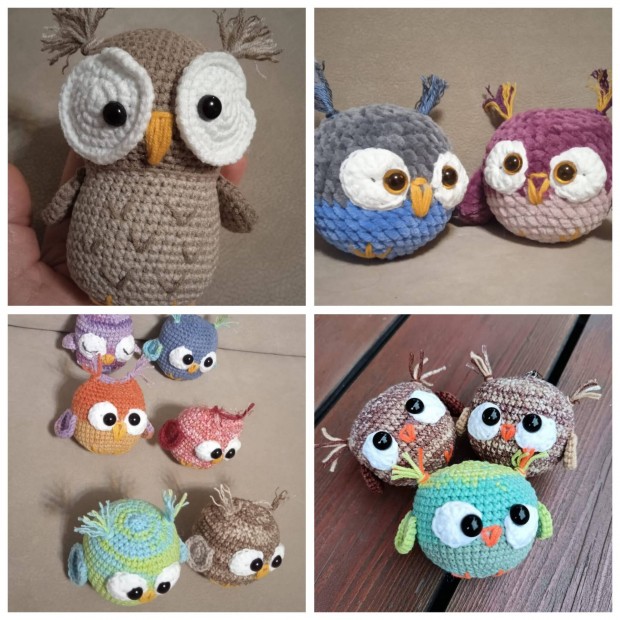 Amigurumi bagoly