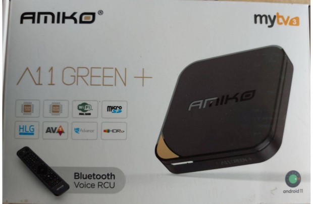 Amiko A11 Green + OTT Box j Amiko OTT Szria Megrkezett s Elad!!!