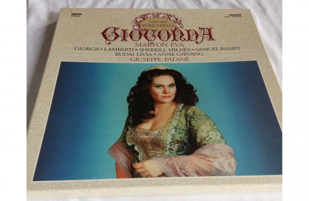 Amilcare Ponchielli - 1989 Gioconda 3 lp Opera komplett kiads