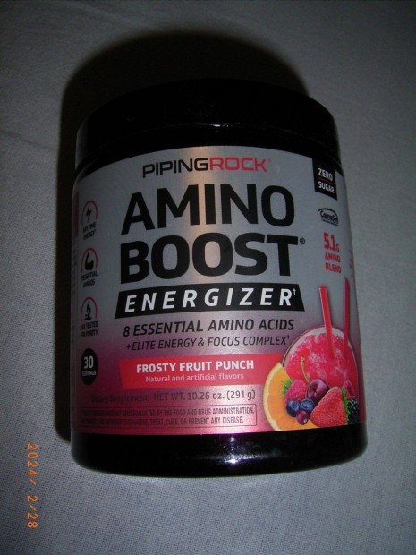 Amino Booster energizer aminsavakkal s koffeinnel, puncs z