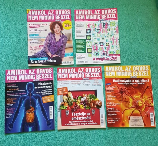 Amirl az orvos nem beszl magazinok (5 db)