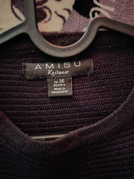 Amisu hosszú kötött pulóver.