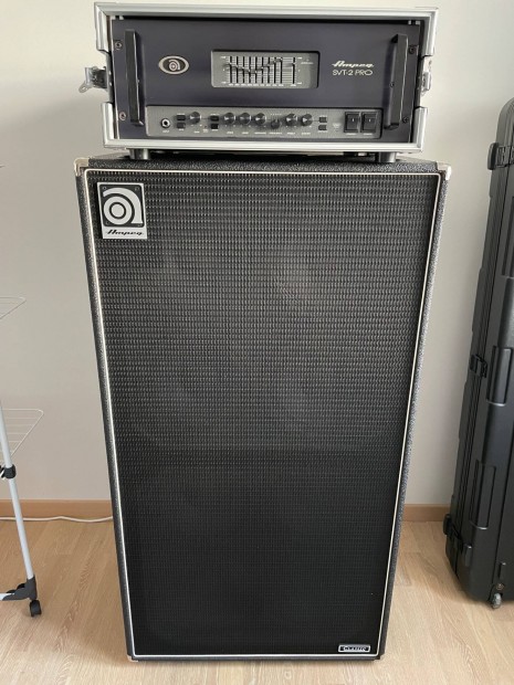 Ampeg SVT-2Pro + SVT-810E basszus fej s lda