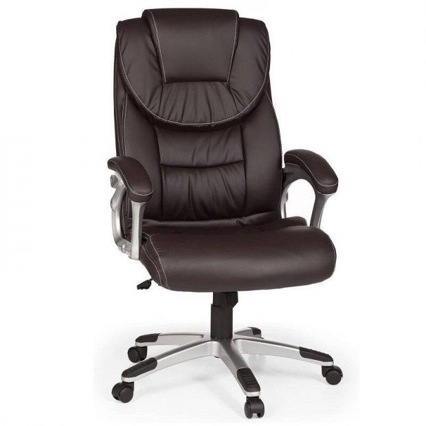 Amstyle Madrid SPM1.025 ergonomikus vezetői forgószék, 120 kg - barna