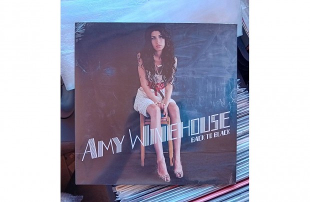 Amy Winehouse Back to Black Bakelit Lemez LP Bontatlan