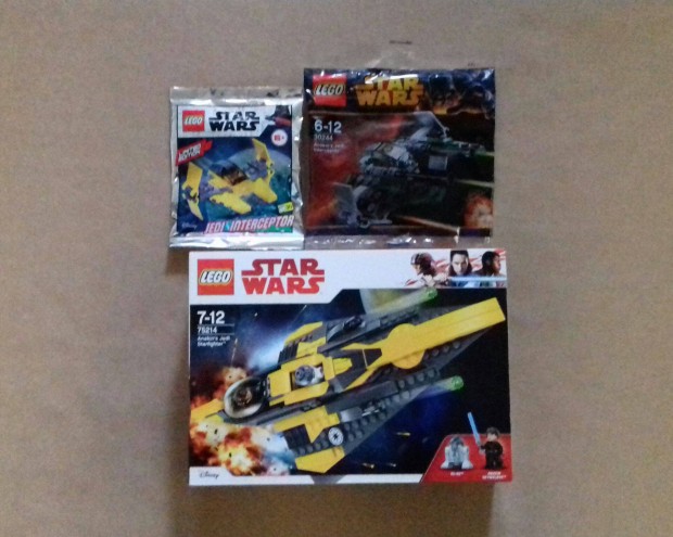 Anakin Jedi: j Star Wars LEGO 30244 Interceptor x 2 + 75214 Fox.rban