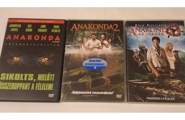 Anakonda Dvd Filmek , Trilgia egyben