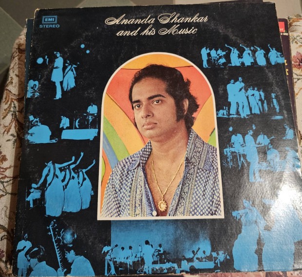 Ananda Shankar bakelit vinyl LP lemez