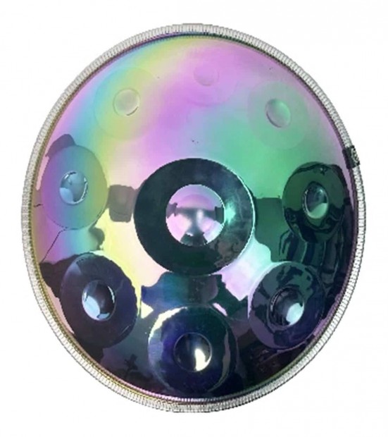 Ananda Szivárvány Handpan 10 hangos, ajándék tok és állvány