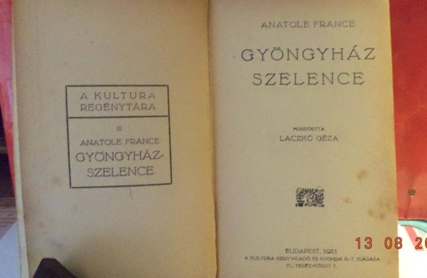 Anatole France: Gyngyhz szelence