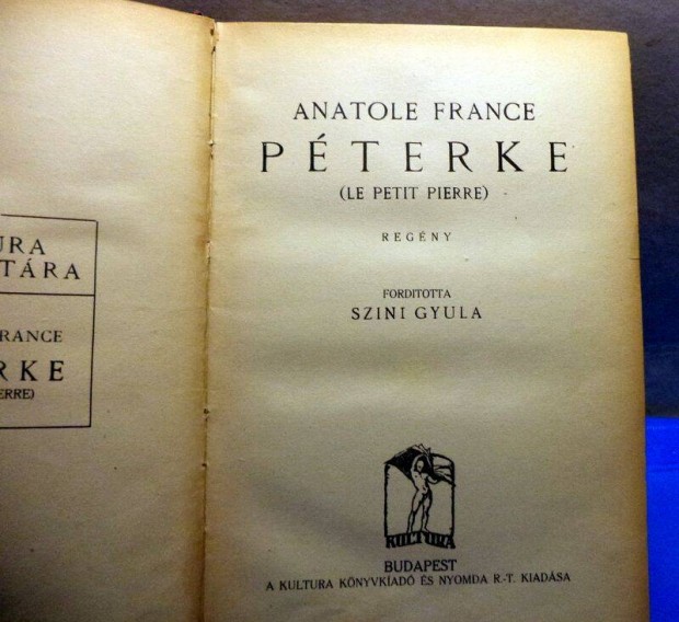 Anatole France: Pterke