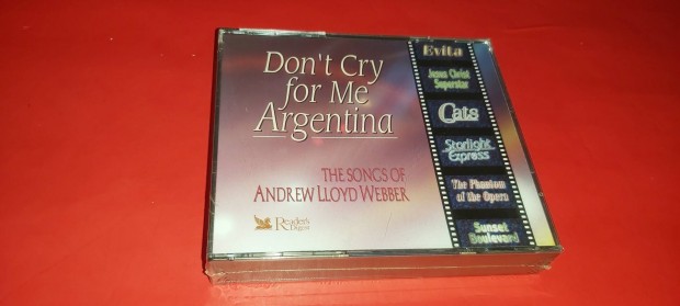 Andew Lloyd Webber Don't cry for me Argentina 3  Cd box Bontatlan