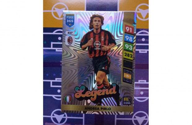 Andrea Pirlo (Milan) Panini Fifa 365 2025 Icon Legend krtya