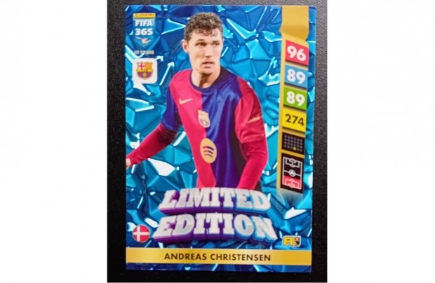 Andreas Christensen Barcelona Limited Edition focis krtya FIFA 2025