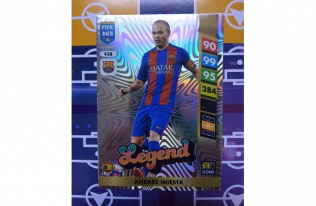 Andrs Iniesta (Barcelona) Fifa 365 2025 Icon Legend focis krtya