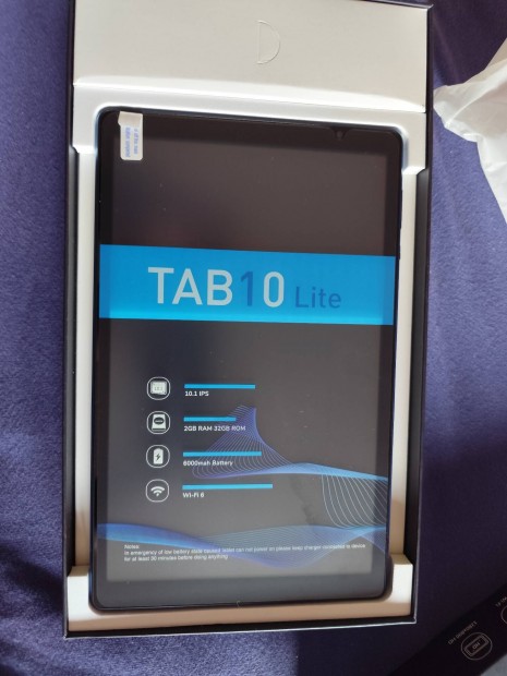 Android 14 tablet 10 colos kijelzővel