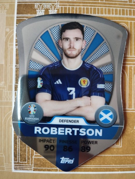 Andy Robertson (Skcia) Chrome Pro Elite Schield Euro 2024 krtya