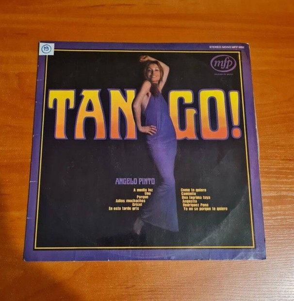 Angelo Pinto Y Su Orquesta De Tangos Tango!; LP, Vinyl