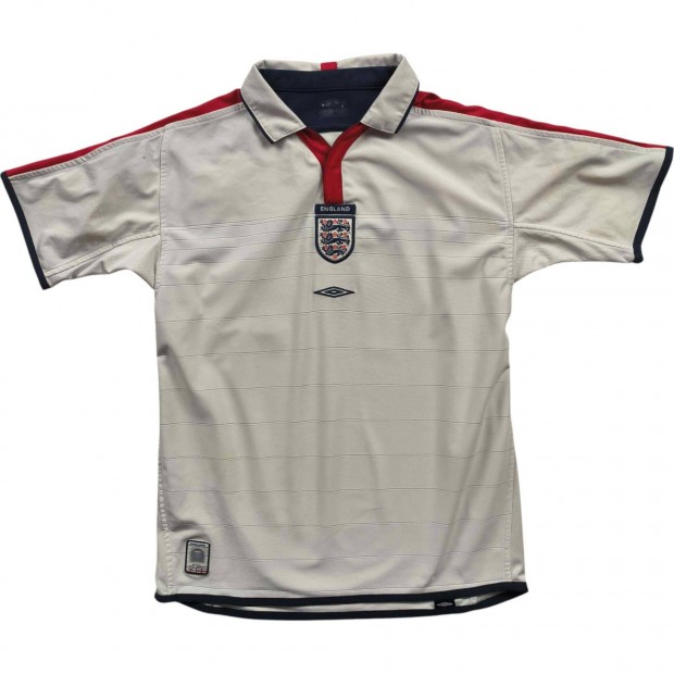 Anglia Angol válogatott 2003-05 Umbro hazai foci mez gyerek L-es
