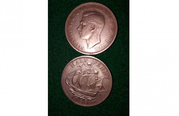 Angol Half Penny 1955