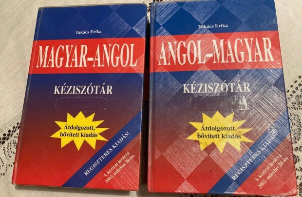 Angol-Magyar s Magyar-Angol sztr elad / Vc