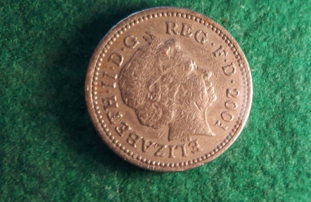 Angol ONE pound 2001