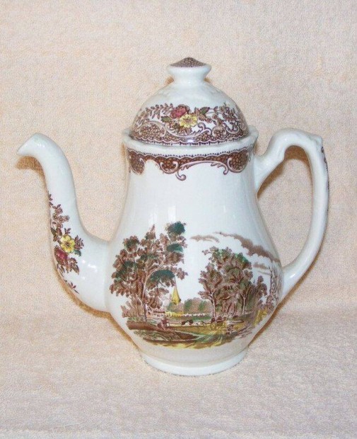 Angol Royal tudor ware porceln kancs, kint