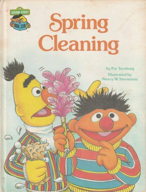 Angol Sesame Street Spring Cleaning Szezm utca bb rajzos USA