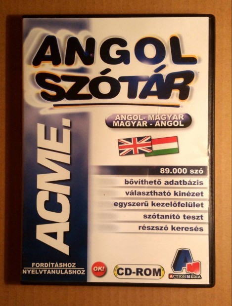 Angol Szótár (ACME.) CD-ROM (2003) jogtiszta