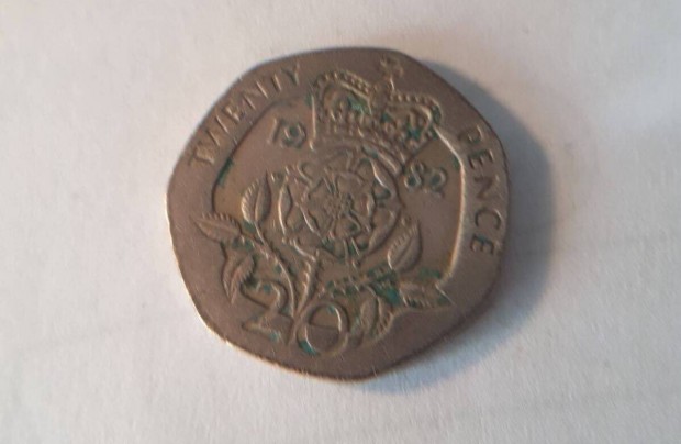 Angol Twenty Pence 1982