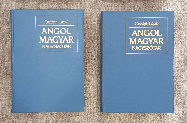 Angol - Magyar nagysztr, 2 ktet, Orszgh Lszl