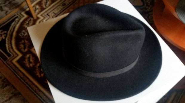 Angol, gyapj, fedora kalap + ajndk kalap, L