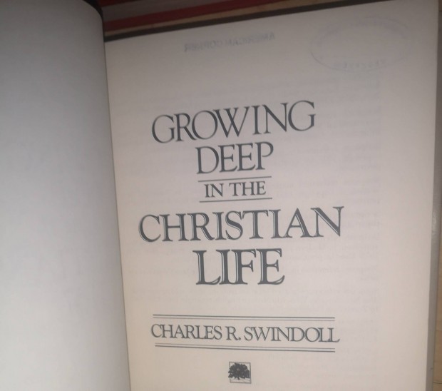 Angol bibliai keresztny Growing deep in the christian life