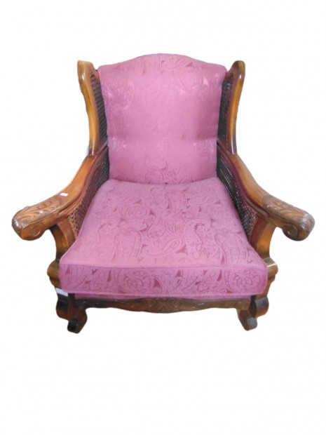 Angol fotel rattan megoldással