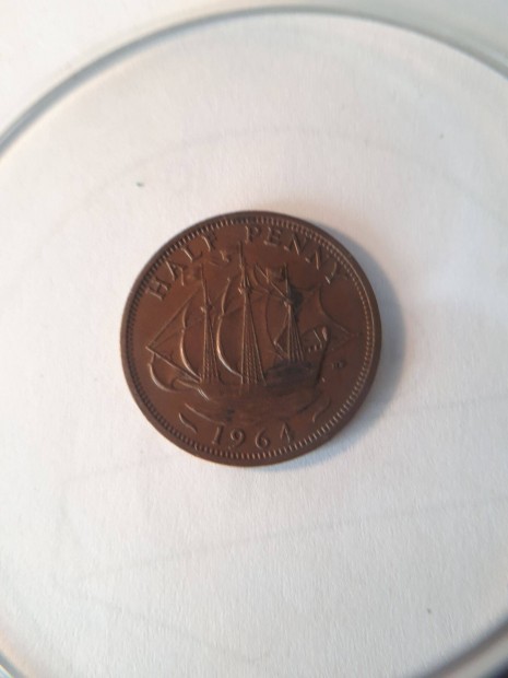 Angol half penny 1964