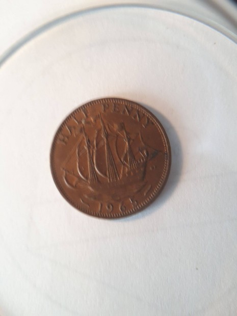 Angol half penny 1965